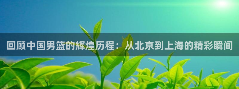 世界杯决赛圈球队:回顾中国男篮的辉煌历程:从北京到上海的精彩瞬间