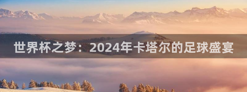世界杯 赛程:世界杯之梦:2024年卡塔尔的足球盛宴
